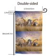 thumbnail image 7 of Wukai Vintage Wildlife Protection Print Garden Flag 12.5x18 Inch Double Sided Sun-resistant Rain-resistant, Wrinkle-resistant Colorfast(Only Flag), 7 of 7