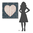 thumbnail image 4 of Global Gallery's 'Americana Quilt I' By David Carter Brown Stretched Canvas Wall Art, 4 of 4