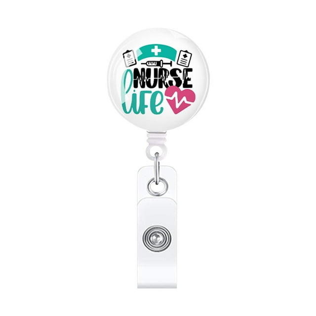 Carrete de Insignia Retráctil Yuyangstore Estilo B Colorido