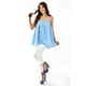 thumbnail image 1 of Blusa fresca sin manga Roman Fashion /Juvenil, 2970 (Azul claro) azul G, 1 of 6