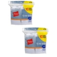 thumbnail image 2 of Hanes Men's Half Cushion White No Show Socks, 20 Pack, 2 of 4