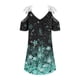 thumbnail image 3 of Vestidos Para Mujer Odeerbi Vestido con Hombros Descubiertos casual Adelgazante cuello en V Manga Corta Encaje, 3 of 4