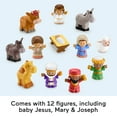 thumbnail image 6 of Fisher-Price Little People Nativity Set for Toddlers with Light & Music, 18 Play Pieces, 6 of 7