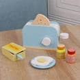 thumbnail image 3 of DIY Wooden Toy Simulation Kitchen Model Set Pretend Play Bread Machine Montessori Early Education Toys For Children Kids, 3 of 7