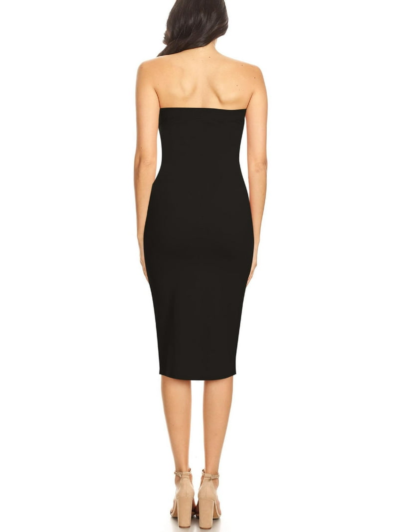 knee length dresses for ladies Beck | Bardot Bodycon Midi Dress main image 1