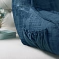 thumbnail image 5 of Home Soft Things DO-IT-YOURSELF Textured Velvet Bedrest Pillow - Majolica Blue - 20" x 18" x 17", 5 of 8