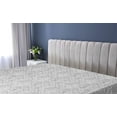 thumbnail image 5 of Ambesonne Vintage Fitted Sheet, Weathered Look Flower Star, Twin XL Size, Pale Grey Charcoal Grey, 5 of 5