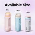 thumbnail image 2 of Carote 32oz Stainless Steel Water Bottle, Insulated Tumbler with Straw, Vacuum Sealed & Leakproof, Light Purple, 2 of 9