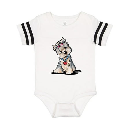 

Inktastic Butternut Yorkie Gift Baby Boy or Baby Girl Bodysuit