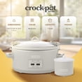 thumbnail image 3 of Olla de cocción lenta Crock-Pot de 7 cuartos con control táctil, 4 configuraciones preprogramadas, recipiente de cerámica extraíble y tapa con cierre, diseño de champiñones, 3 of 5