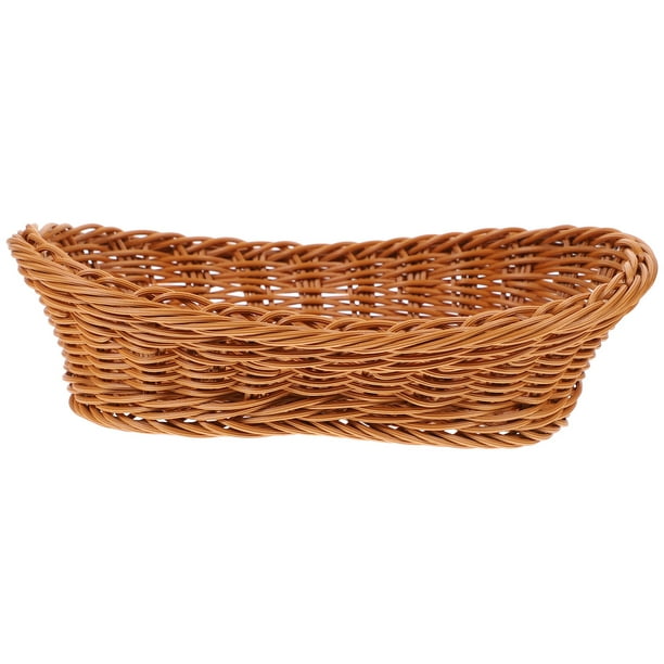 Panes Canasta de frutas Cesta de fruta Cocina Servicio Servicio Imitación de ratán Cesta de ratán
