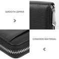 thumbnail image 6 of KONTONTY Black Wallet for Men, Business Card Holder and Outdoor Travel Card Storage Organizer, 6 of 8