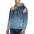thumbnail image 3 of Cauagu Gold And Blue Fireworks for Men's Pullover Hooded Sweatshirt Athletic Casual Hoodie Aautumn Hoodie Sweatshirt for Men Pullover Casual Hooded Sweatshirt-Small, 3 of 7