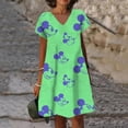 thumbnail image 4 of Vestido elegante de lujo de Mickey para mujer, vestido informal, falda corta, vestido Y2K de Disney Mickey Mouse para mujer, camisa de cuello en V para mujer, vestido coreano, 4 of 5
