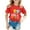 Red, variant on Gunia Boys Short Sleeve Shirts 100 Days Smarter Boy And Girl Fashion Casual Print Crewneck Loose Short Sleeve Cosy Tshirts Tops 3-4 Years
