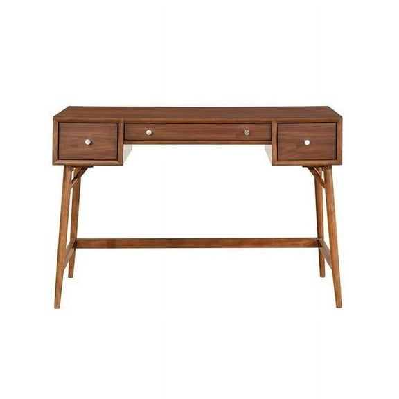 36 x 24 x 52 in. Frolic Counter Height Writing Desk - Brown