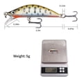 thumbnail image 2 of Fake Lure Artificial Bait Fine Workmanship Fish Hook Colorful Fine Workmanship Fishing Sinking Spinner Firmness Stability Double Circle Fishing Supplies Type 3, 2 of 8