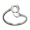 thumbnail image 2 of Xihbxyly Anillos de Moda, Anillos Abiertos Ajustables de Acero Inoxidable, Elegante Diseño de 26 Letras Inglesas, Accesorio de Joyería Llamativo, Ideal para Bodas, Fiestas, Compromisos y Banquetes, R, 2 of 2