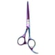 thumbnail image 1 of Tijeras profesionales de peluquería y barbería de 5,5" para corte de cabello, multicolor, planas, 1 of 9