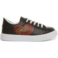 thumbnail image 2 of Guess Ellie Kid's Lace Up Heart Print Casual Synthetic Sneakers In Black Size 12, 2 of 6