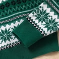 thumbnail image 6 of IWEMEK Unisex Ugly Sweater for Girls Fashion Chic Xmas Knitwear Warm Elk Printed Crewneck Pullover Classic Green Tops, 6 of 8