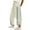 Beige Pants for Women, variant on jtjvou Women's Baggy Wide Leg Pants Casual Drawstring Elastic Waisted Contrast Color Workout Y2K Track Pants Beige L