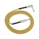 thumbnail image 3 of Cable de audio blindado para guitarra, con revestimiento exterior trenzado de nailon, ligero, de 6,35 mm, para ecualizador. 200cm, 3 of 9