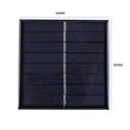 thumbnail image 2 of Panel de células solares de 2W y 4V, cargador de paneles solares, células fotovoltaicas para luz solar, 2 of 9