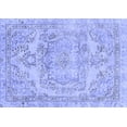 thumbnail image 1 of Ahgly Company Indoor Rectangle Abstract Blue Modern Area Rugs, 7' x 10', 1 of 4