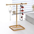 thumbnail image 4 of Jewelry Shelf Gifts T-Bar Metal Minimalist Exquisite for Display Rack Handbag Rings Home M, 4 of 8