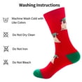 thumbnail image 3 of Follure Mens Socks Performance Cotton Pad Sports Leisure Christmas Pattern For Men Sock, 3 of 5