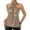 Gold, variant on Laqbezok Chic Halter Criss Cross Sequin Tank Top, Women's Sparkly Sleeveless Party Camisole, Shiny Night Out Outfit