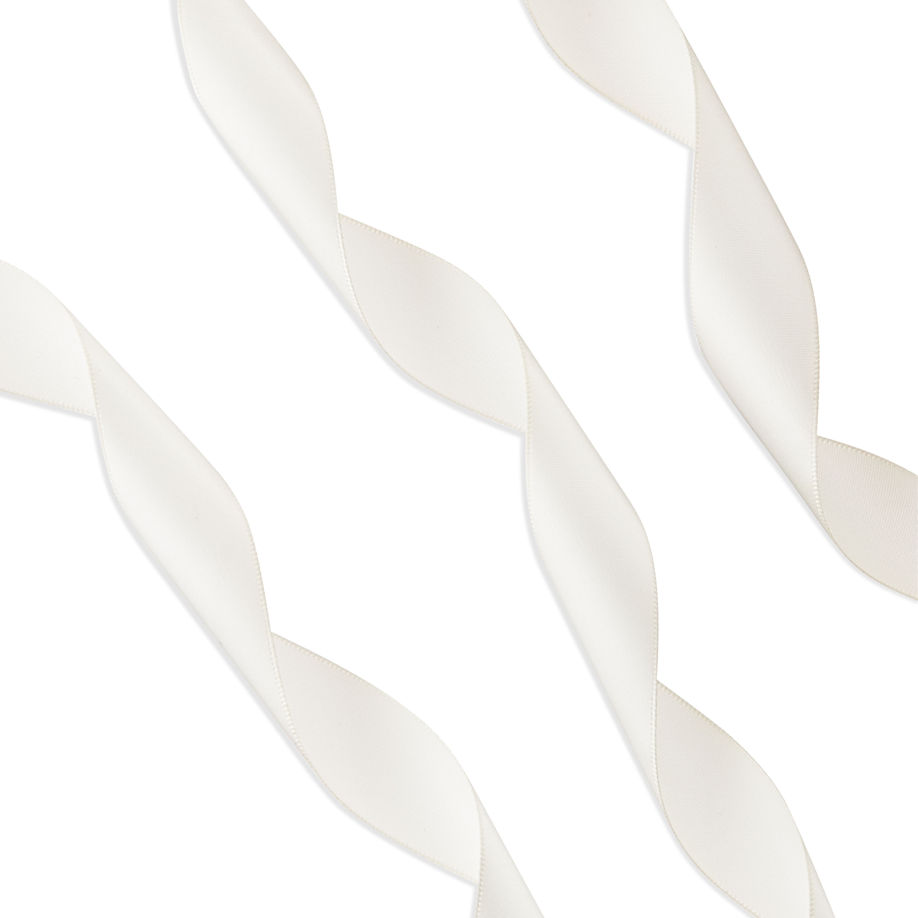 Ivory Satin Christmas Ribbon, 12', by My Texas House