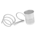 thumbnail image 2 of kurtrusly Hair Dryer Blow Stand Holder Wall Mounted Shelf Rack Organizer with Comb Cup, 2 of 9