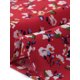 thumbnail image 5 of Blusas de verano casuales para mujer de tallas grandes Agnes Orinda, con estampado floral, cuello en V con volantes y mangas cortas abullonadas 3X rojas, 5 of 8