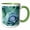 Green/White, variant on 3drose, Cabbage, Harlow Farm, Westminster, Vermont - Us46 Jmo0327 - Jerry and Marcy Monkman, 11oz Two-tone Red Mug
