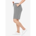 thumbnail image 3 of Woman Within Plus Size Sport Knit Short, 3 of 6