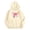 Beige, variant on Oversized Hoodie for Girls Long Sleeve Girls Sweatshirt Lightweight Ocean Pullover Top Kangaroo Pocket Embroidered Girl Clothes Back to School