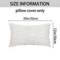 thumbnail image 5 of Unique Bargains Shaggy Plush Throw Pillow Covers Couch Pillow Covers (2 Count) Beige-2 12" x 20", 5 of 6