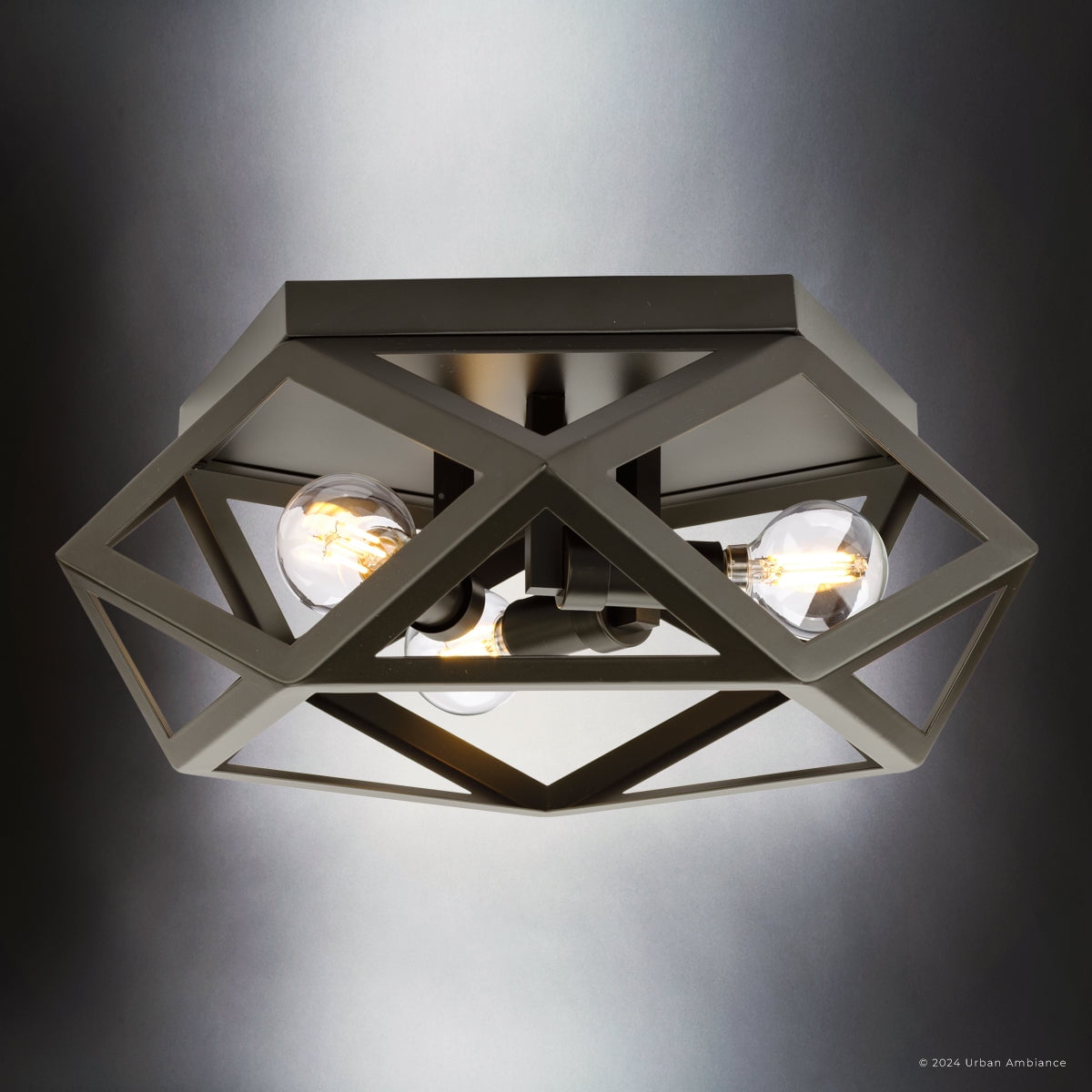 Luxury Modern Ceiling Light, Architectural Bronze, UHP4830