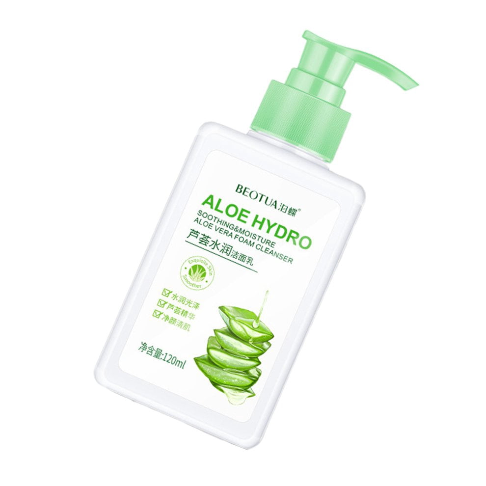 refresh and moisture aloe vera foam cleanser