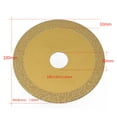 Brazed Saw Blade For Steel Metal Stone Iron Rebar Aluminum Cutting Disc