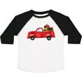thumbnail image 3 of Inktastic Christmas Red Vintage Truck with Presents Boys or Girls Toddler T-Shirt, 3 of 5