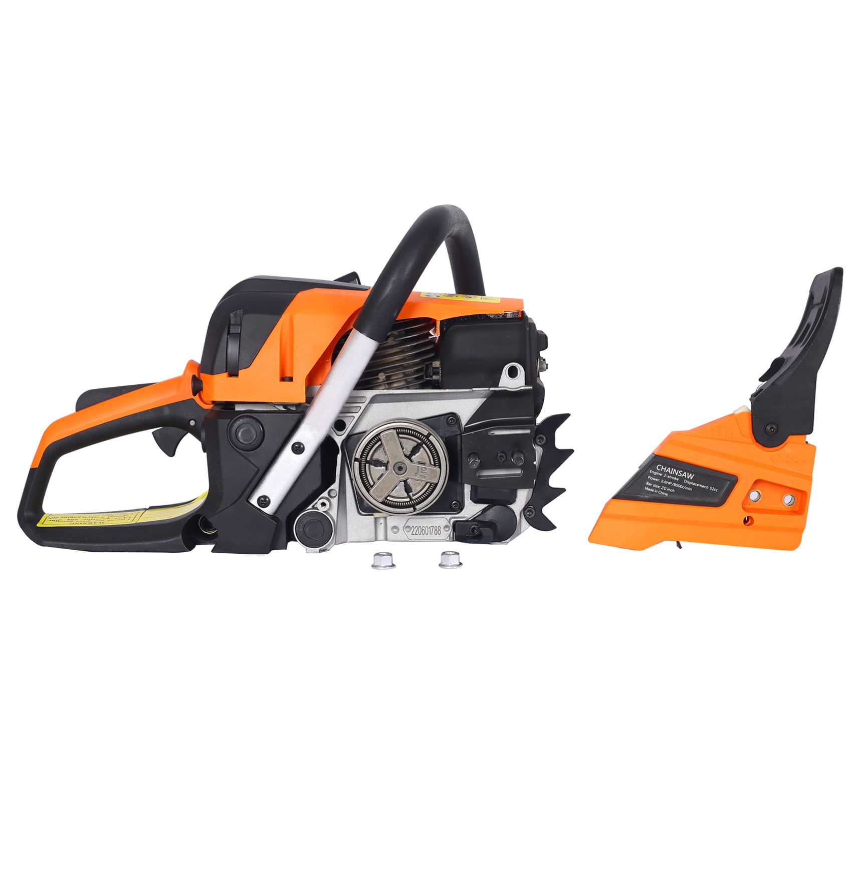Chainsaw Gas 20 Inch 52cc, 2-Cycle Chainsaw for Wood Cutting, EPA Compliant Professional Chainsaw