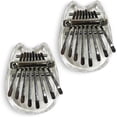 thumbnail image 1 of Symmetry Finger Thumb Piano, 8 Key Exquisite Finger Thumb Piano, Finger Thumb Piano, Mini Thumb Piano, Kalimba 8 Key Exquisite for People of All Ages and Music Lovers 2PCS,Multicolor,F, 1 of 7