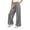 Gray, variant on Sweatpants for Girls Open Bottom Soft Athletic Performance Sweatpants Kids Loose Wide Leg Pants with Pockets