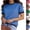 #03 Blue, variant on Women Short Sleeve Sweater Summer Crew Neck Dressy Casual Soft Knit Pullover Tops Trendy,XXL,#03 Coffee