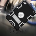 thumbnail image 6 of iPad mini 5 2019 Case, iPad mini 4 Case, Dteck Shockproof Three Layer Hybrid Rugged Heavy Duty Kickstand Anti-Slip Cover with PET Screen Protector For iPad mini 4/mini 5, Black/Gray, 6 of 6