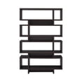 thumbnail image 2 of Reid 4-tier Open Back Bookcase Cappuccino, 2 of 7