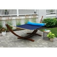 thumbnail image 2 of Sol Living Ceara Patio Hammock Olefin Double Hammock Outdoor Patio Swing Chair - 2-Person Double Hammock - Cream White, 2 of 5